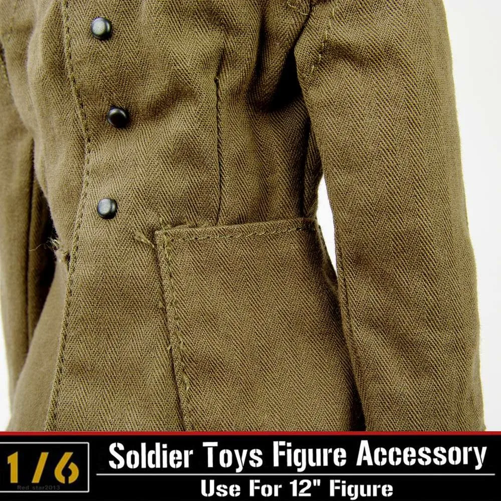 1:6 ukrep slika oblačila oblačila model pribor vojaški VOJNI nemški vojaki' plašč enotno za 12