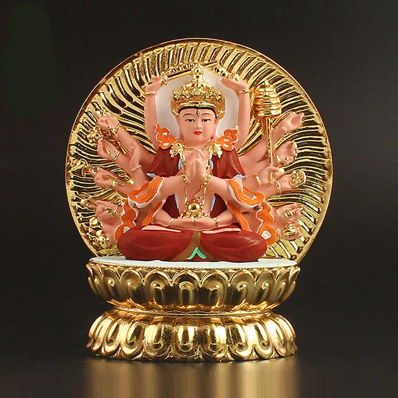12,5 cm predpisovanjem Smolo Budistični Dobave Tibera Dorje Tsundi Kip Bude,Avto/Home Dajanje Okrasite Bodhisattva Figur
