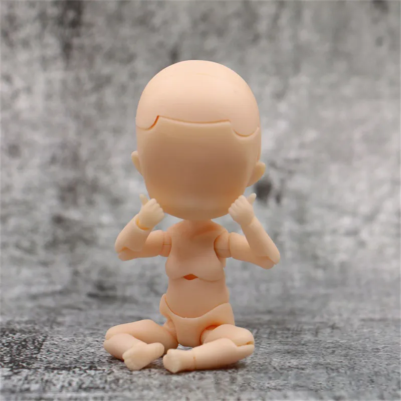 12 cm Dejanje Slika anime Igrače Premično spojen lutke bjd golih ob11 telo lutka otrok Model, Manekenka Umetnosti Skica Pripravi številke