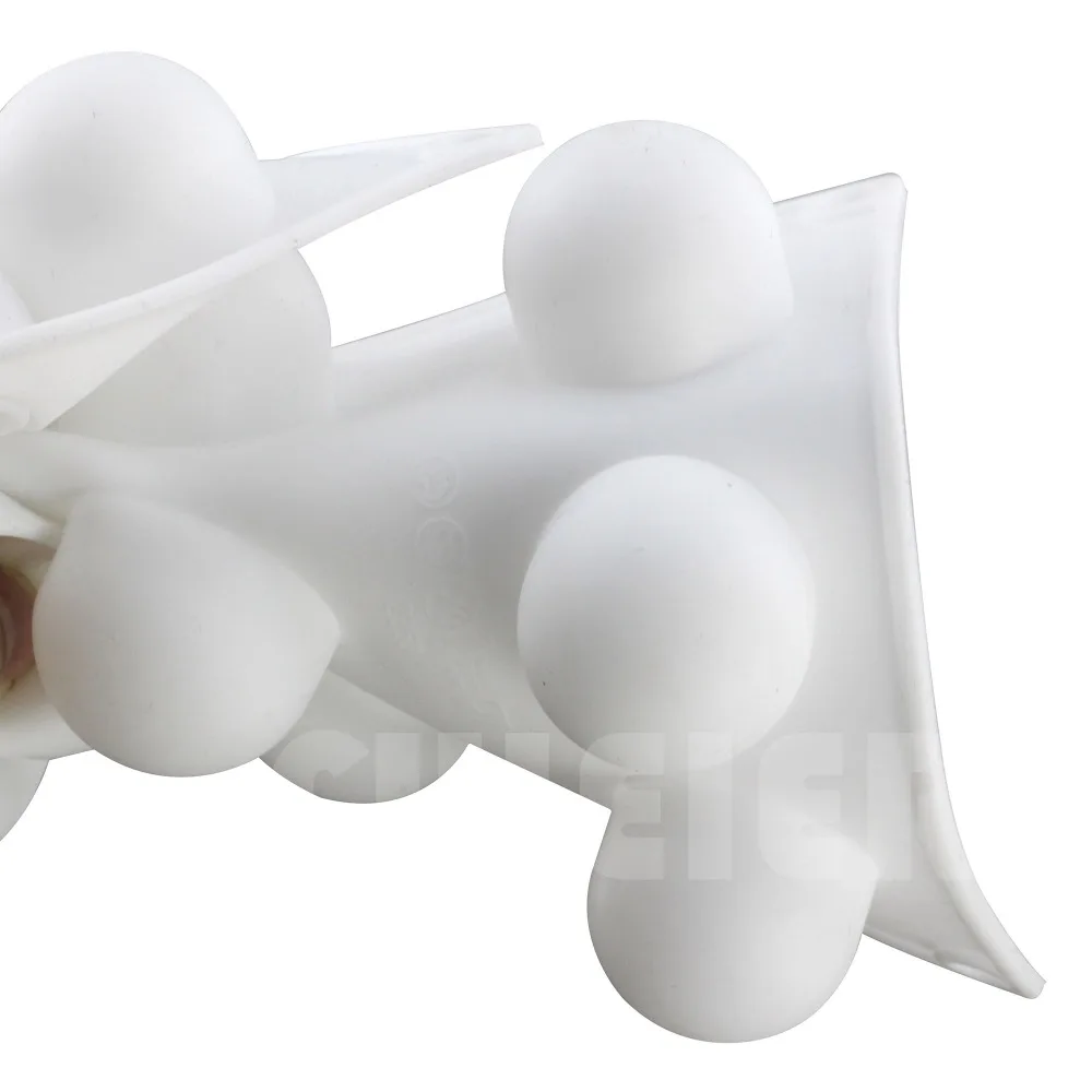 15 Votline Okroglo Žogo Oblikovan 3D Silikonsko Plesni,Mini Tartufov Peko Torto Plesni za čokoladne Sladice Muffin kruh, Pecivo, Puding