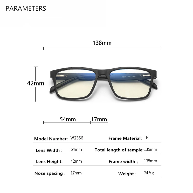 2020 novih TR anti-modra sevanja očala za moške in ženske, računalniške igre očala anti-UV očala očala literarni okvir trend