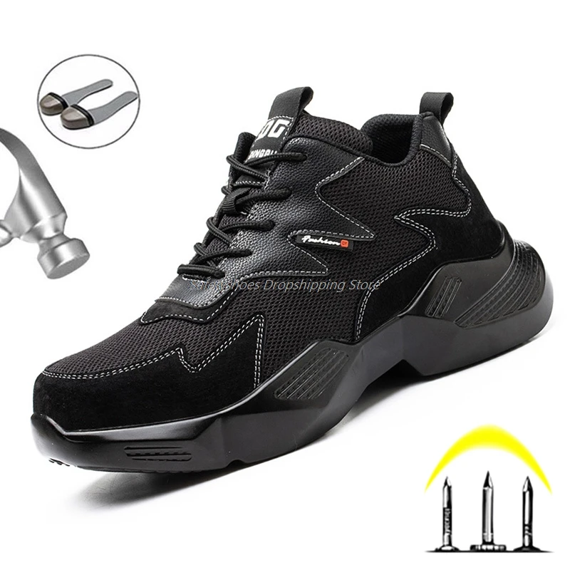 2021 Novega Modela, Varovalni Čevlji Za Moške Jekla Toe Skp, Čevlji Delovni Čevlji Anti-Razbija Čevlji, Lahki Moški Zaščitna Obutev