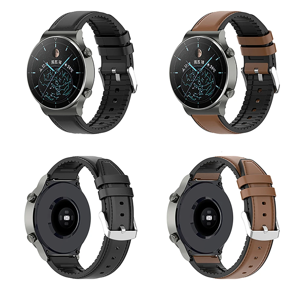 22 mm Silikonski Manšeta Trak Watch Band za Samsung galaxy watch 3 SM-R840 za Huawei watch GT2 Pro za Huami Amazfit Tempo