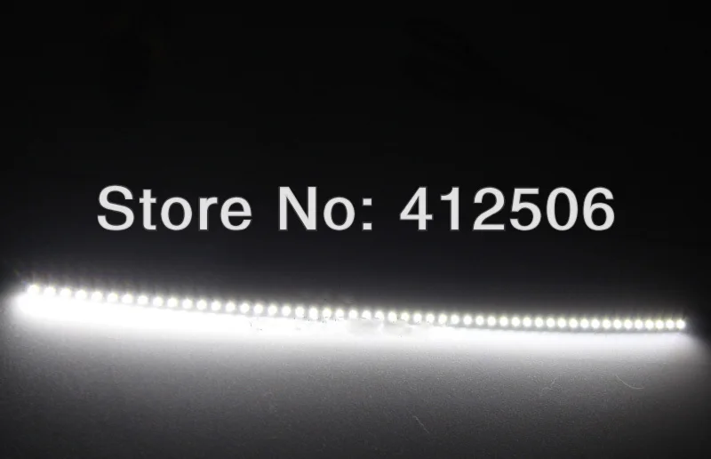 50 CM 4 mm široko 51LED 12V DC ultra slim LED toga bar strip svetlobe DIY oglaševanje lightbox lučka za osvetlitev akvarija rastlin growlight