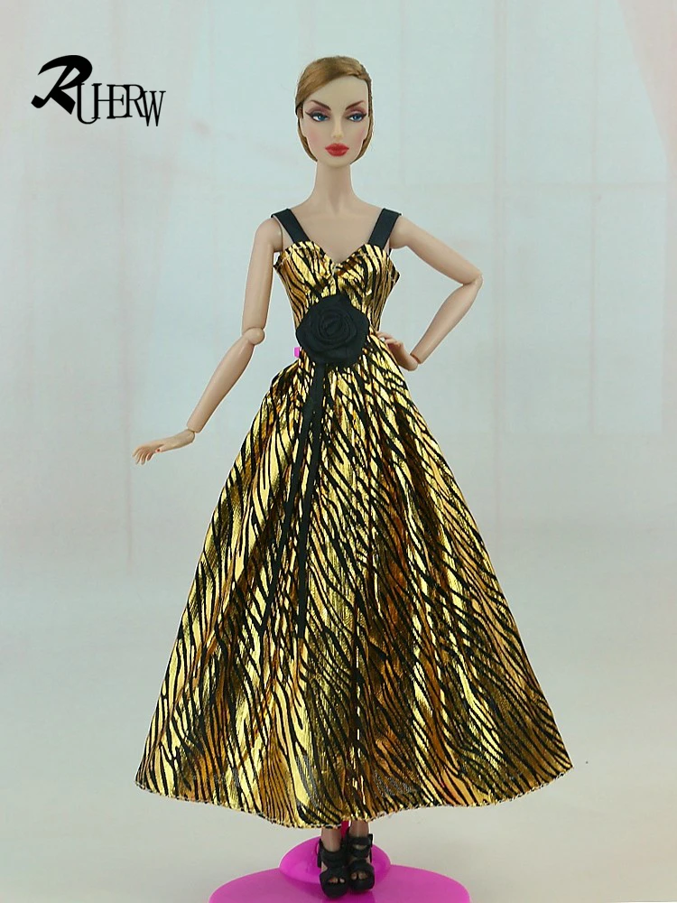 9 elemente = Obleko + Čevlji + obešalniki ,2020 Nov Modni Edinstveno Obleko Oblačila Za Barbie Lutka