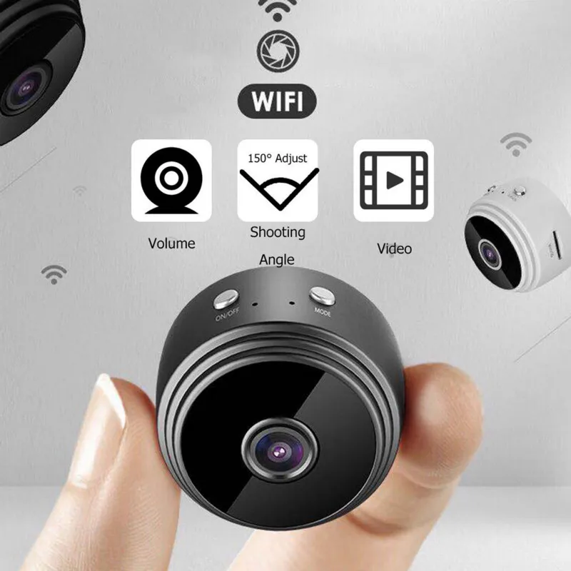 A9 1080P HD Mini Varnostne Kamere IP WIFI kamera Kamera Brezžična Home Security DVR Night Vision Zaslon Prek Mobilnega Telefona