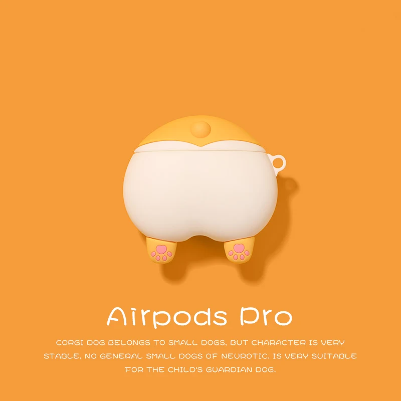 Airpods primeru srčkan silikonski primerih za airpods1 2 slušalke primeru tpu mehko Zaščitni ovitek za apple airpods pro polje z keychain