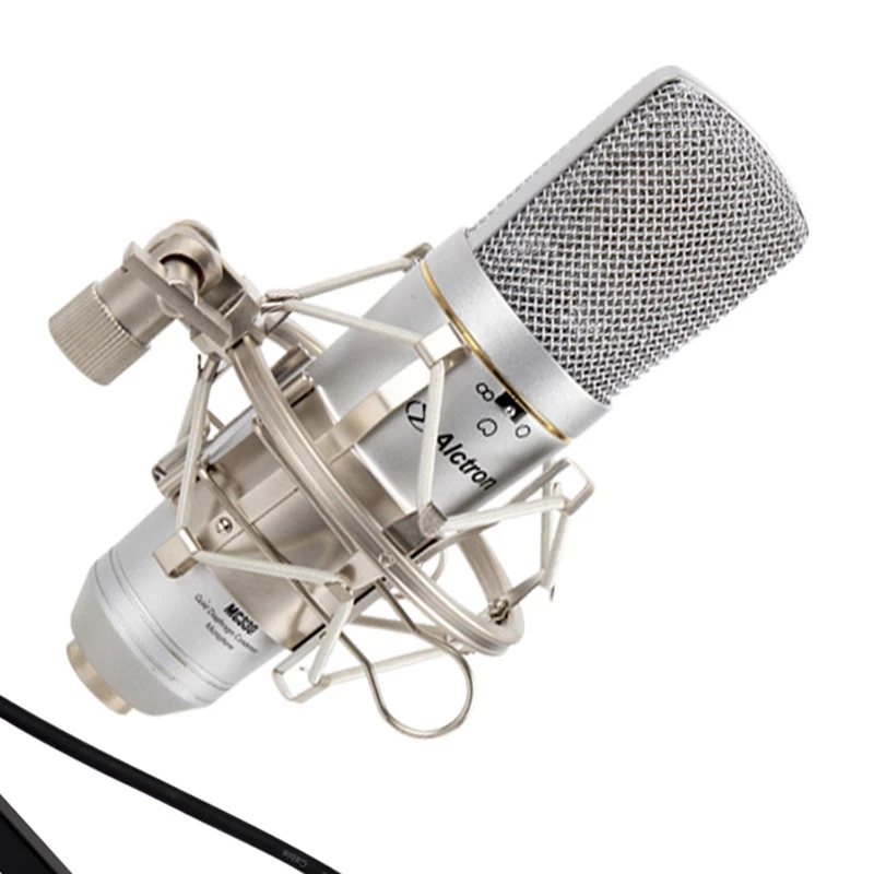Alctron MC330 FET Kondenzatorski Mikrofon Profesionalni Komplet Studio Snemanje Mikrofona s Šok Nastavek za Televizijska Postaja Fazi