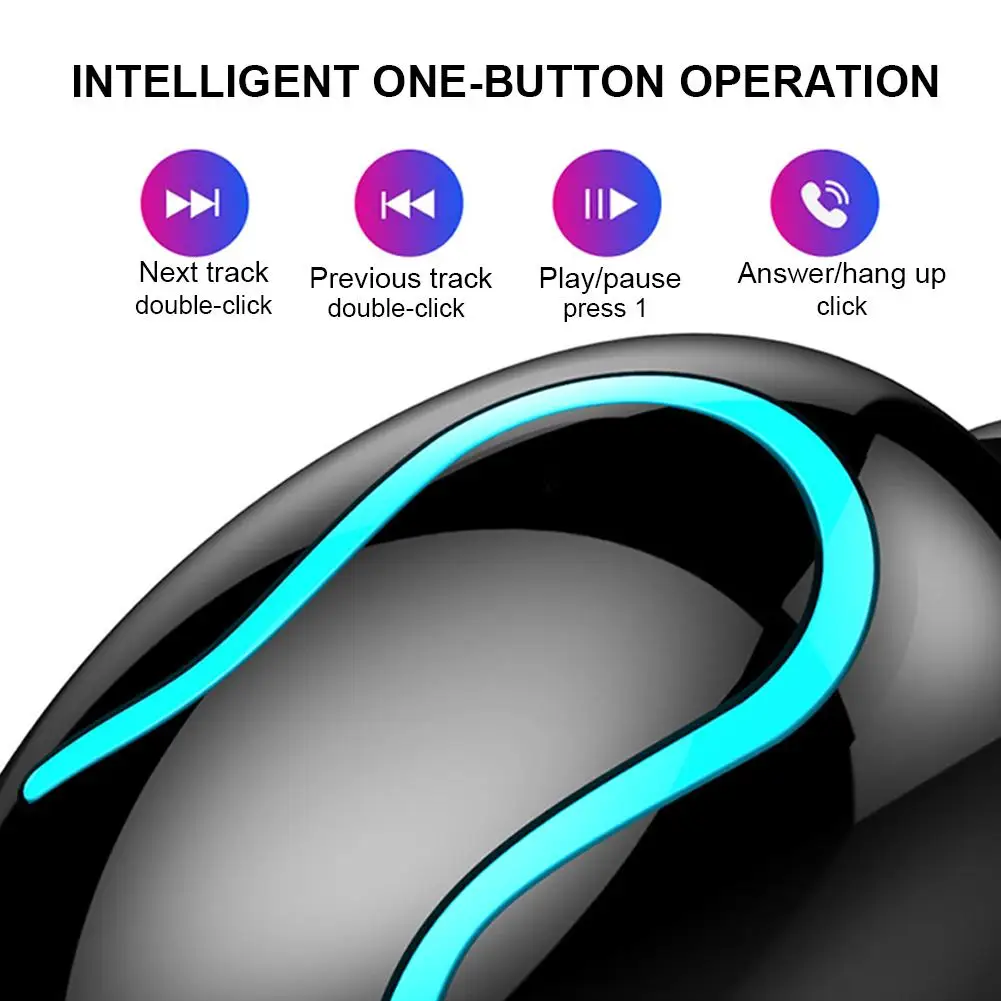 Amoi Q32 Q32S Q19 X2 F9 Brezžična tehnologija Bluetooth 5.0 Slušalke TWS Šport 8D Teče Slušalke Stereo šumov Gaming Slušalke