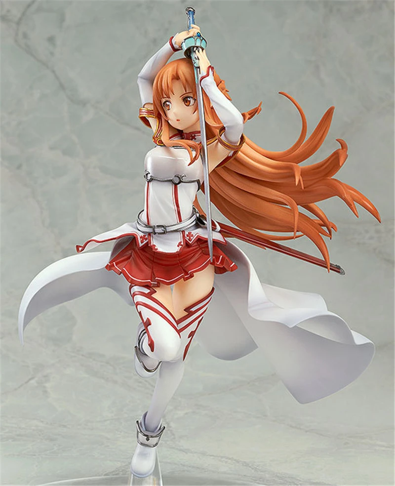 Anime Sword Art Online SAO Yuuki Asuna Vitezi Krvi Ver. 1/8 Obsega Naslikal PVC Akcijska Figura, Zbirka Model Igrače Lutka