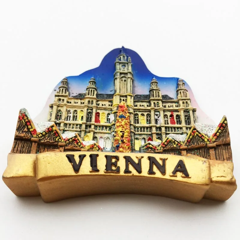 Avstrijski Dunaj Hladilnik Magnet Potovanja Spominkov Hladilnik Magnetne Nalepke Za Dekoracijo Doma
