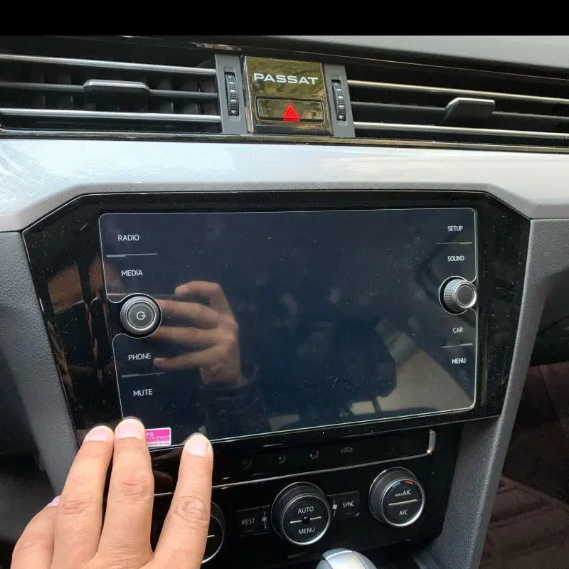 Avto Kaljeno Steklo Zaslona Zaščitno folijo Nalepke GPS Multimedia LCD Stražar Za VW Volkswagen 2017 2018 Tiguan MK2 Dodatki