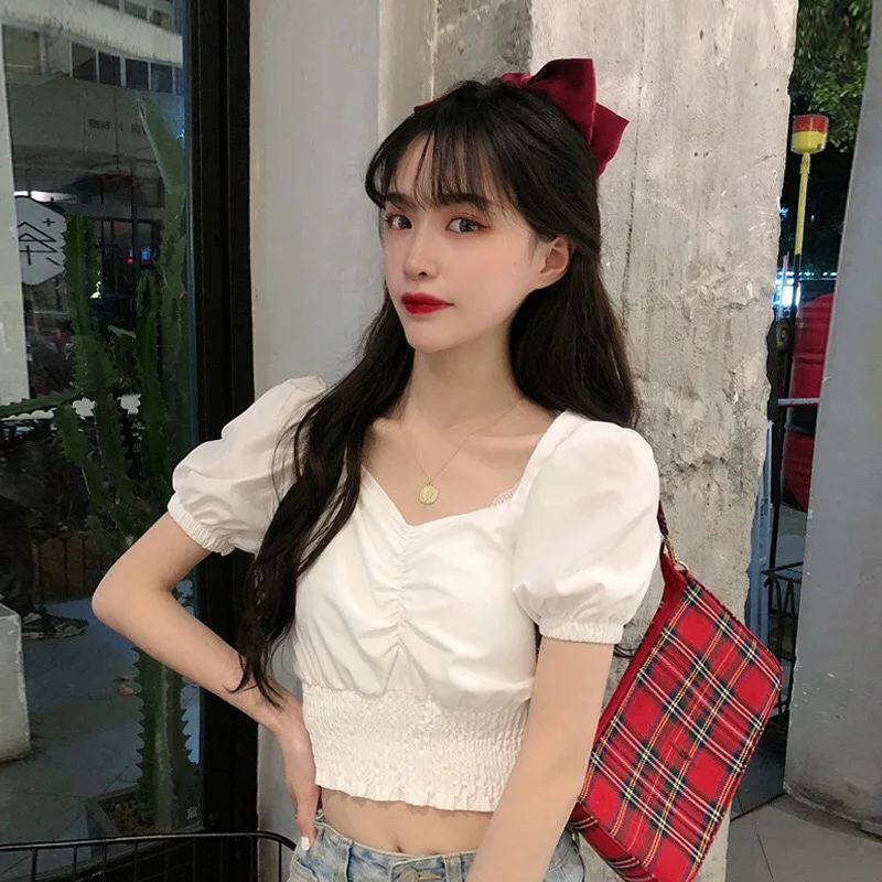 B643-2020 nove korejske ženske študent oblačil žensk kratek sleeved majica s kratkimi rokavi ženske