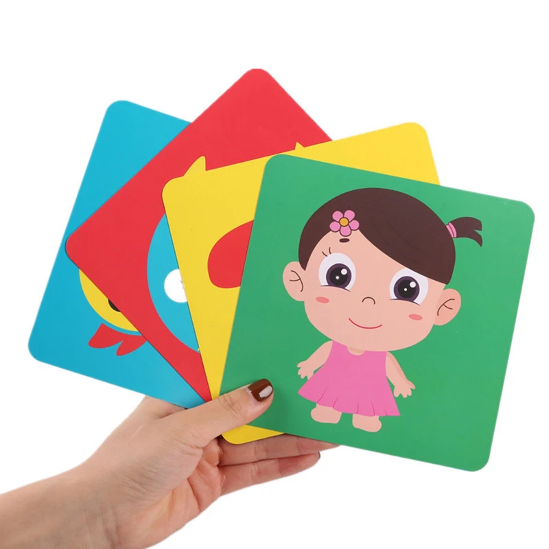 Baby Učne Kartice Igrače Montessori Igrače Črno Bel Flash Kartice Otroci Senzorično Igrača Visokim Kontrastom Vizualno Stimulacijo Flashcards