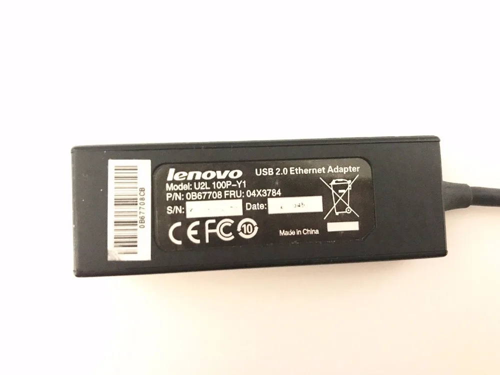 Brezžični vmesnik za Kartico za Lenovo USB 2.0 Enternet Ključ Model U2L100P-Y1 Omrežja 04W6947(04X3784 04Y2083 04Y2083)