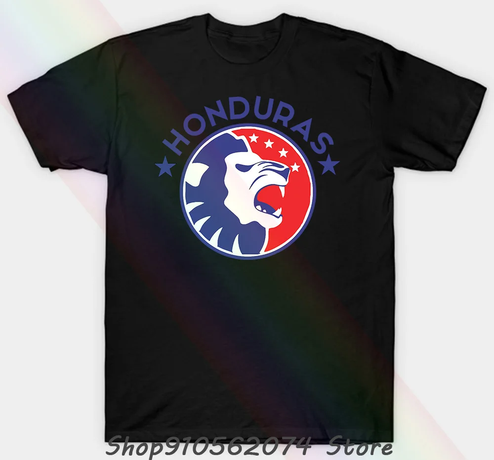 Club Olimpia De Honduras Futbol Soccerite Unisex T-shirt Camiseta Albos Leones Ročno 2 Bele O Vratu Co