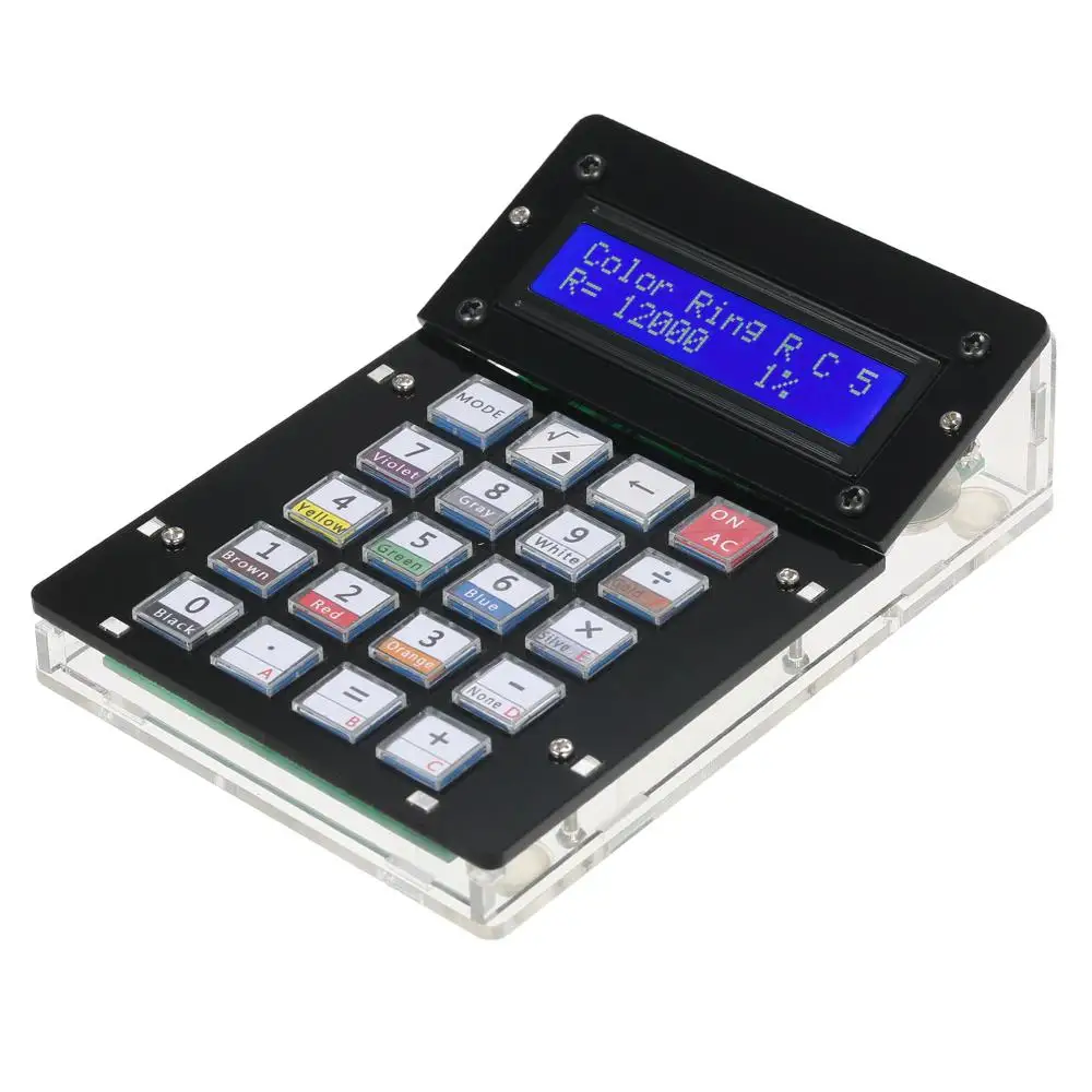 DIY Kalkulator Števec Elektroniko, Komplet z Akril Primeru LCD-Zaslon Multi-purpose Elektronski Kalkulator Števec Računalništvo