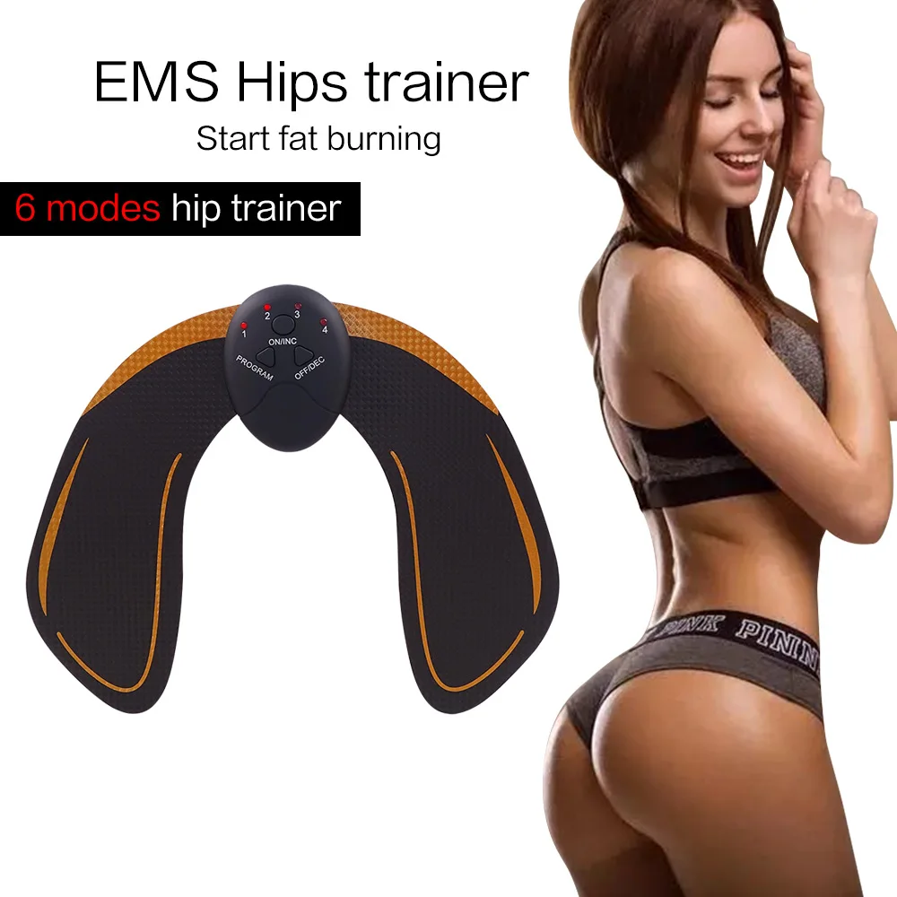 Električni Stimulator Mišic Telesa, Hujšanje Massager Trebušne Usposabljanje Zadnjico Toner Vaditelj EMS Hip Trener ABS Fitnes Naprava