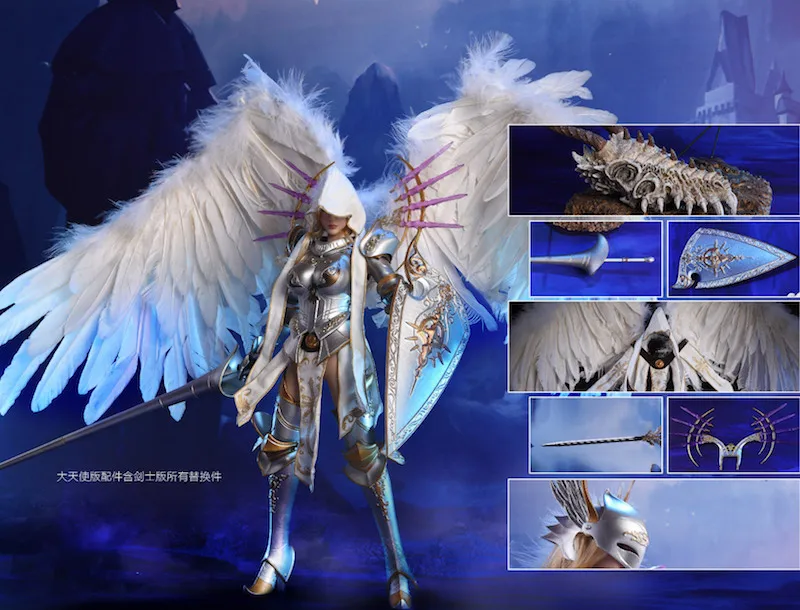 [Estartek] Lucifer LXF1703 1/6 Krila Dawn Oklep Kostum Meč Ver / Angel Ver 12