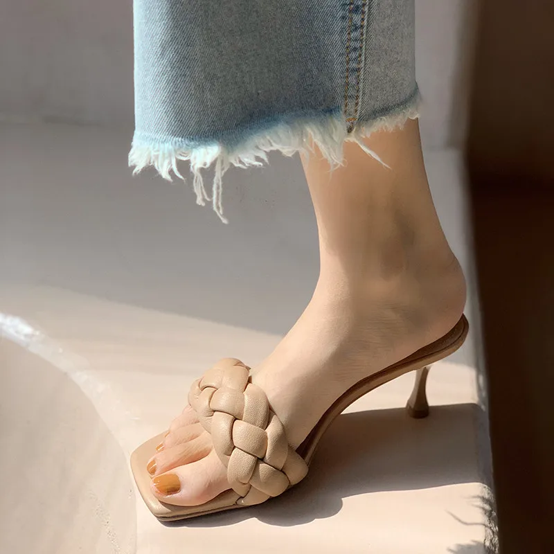 FEDONAS Moda Sladko Ženske Sandale Pete 7cm Open-Toed Sandale Za Dekleta Najnovejši Elegantne Visoke Pete, Črpalke Poročni Čevlji Ženske