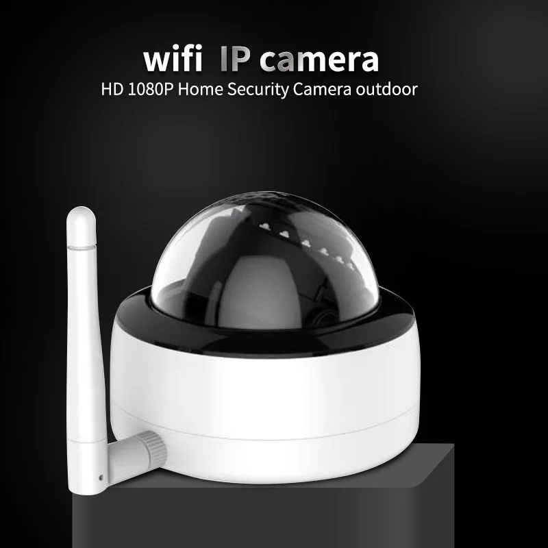 HDDome Wifi IP Kamera ONVIF 1080P Brezžične Žični CCTV Zvok Brezžično Kamero z TF Card Slot IR: 20m P2P Camhi Neobvezno 5MP