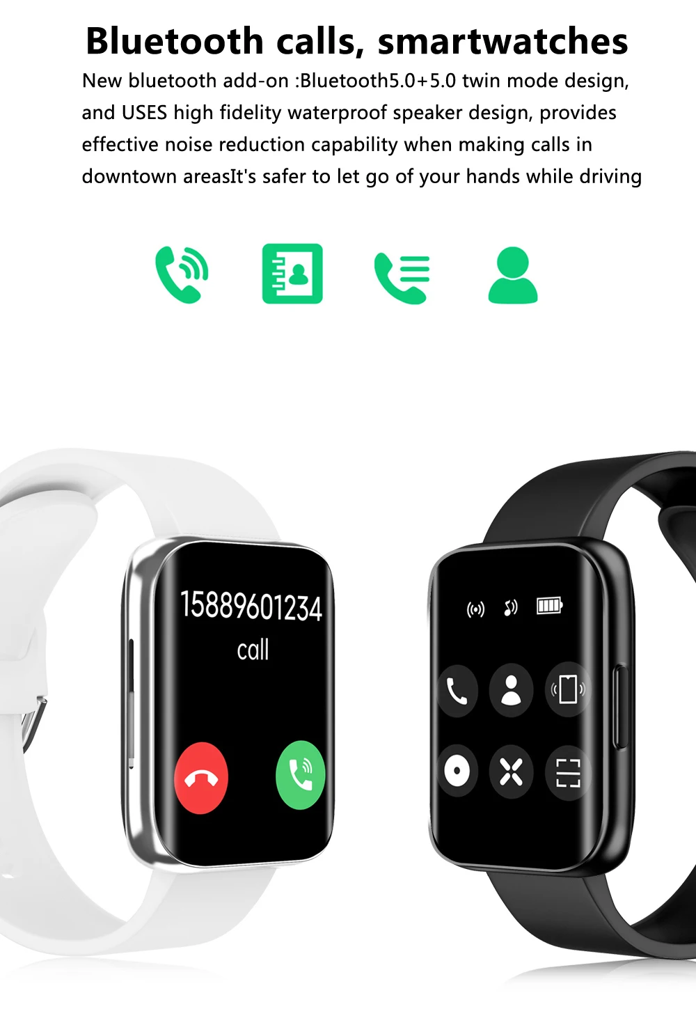 HERALL 2020 NOVE Pametne Gledam Šport Srčnega utripa Nepremočljiva Fitnes Zapestnica Moški Ženske Smartwatch Za Android, Apple Xiaomi