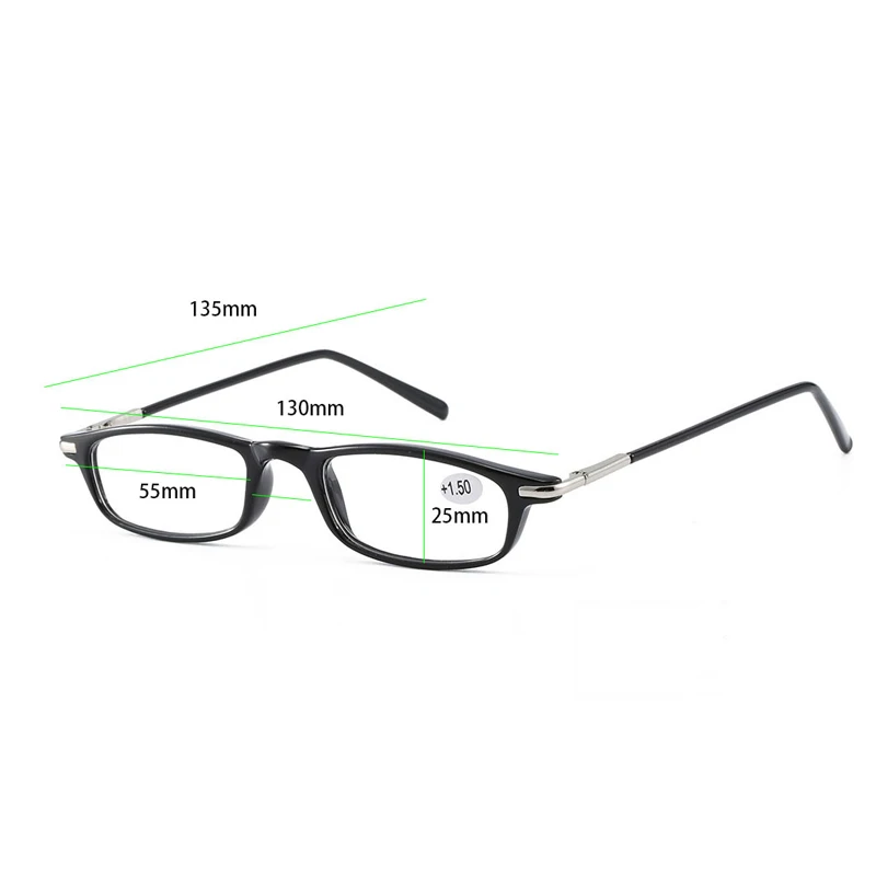 Iboode Kvadratek Okvir Obravnavi Očala 2019 Vroče Ultralahkih Presbyopic Očala Z Dioptrije +1.0 1.5 2.0 2.5 3.0 3.5 Bralec