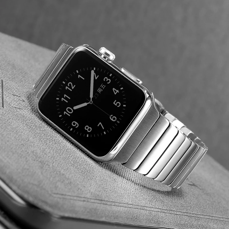 Kovinski Trak Za Apple Watch band 44 mm 42mm 38 mm/40 mm wristbelt iwatch zapestnica 44 40 42 38 mm apple gledati serije 6 5 4 3 2 1