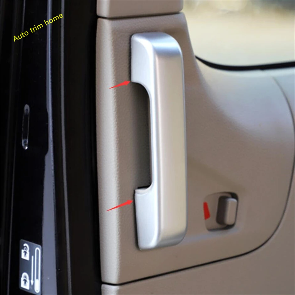 Lapetus Zadnja Vrata Potegnite Doorknob Ročaj Kritje Trim Fit Za Nissan NV200 / Evalia - 2019 Ogljikovih Vlaken ABS / Auto Dodatki