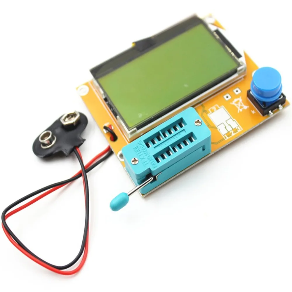 LCR-T4 Digitalni LCD Tranzistor Tester Meter Osvetlitev Diode Triode Kapacitivnost ESR Meter Za MOSFET/JFET/PNP/NPN L/C/R 1