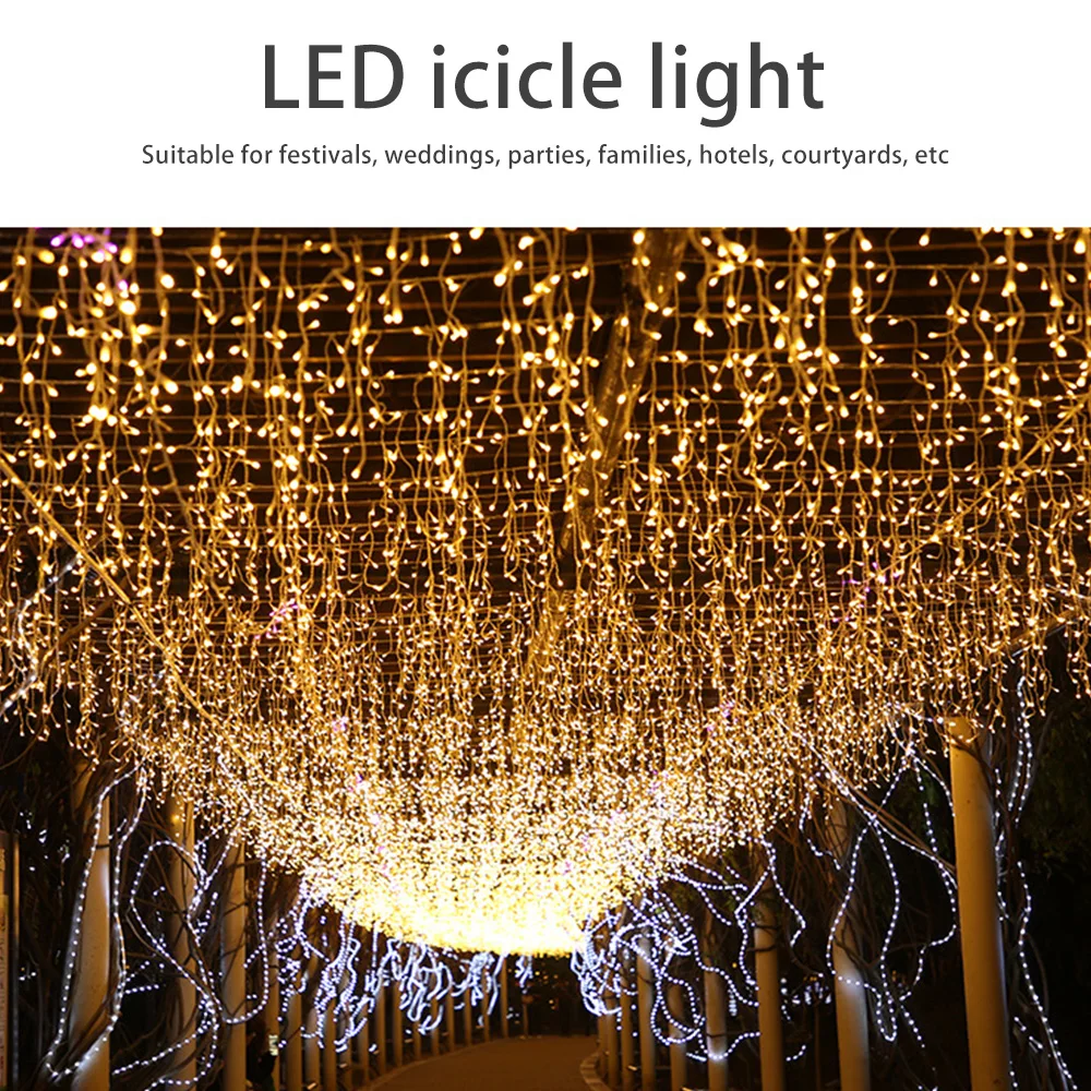 LED na Prostem Sončne Niz Luči Počitnice Božično zabavo Garland Solarna Svetilka vodoodporna LED Trak Osvetlitev Okrasni Vrt