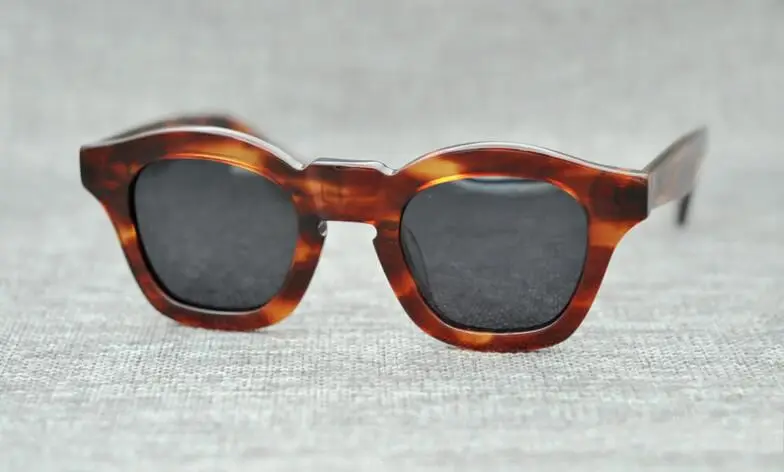 LKK UNISEX Ročno Japonski vintage moda polarizirana sončna očala z nepravilnimi sunglassesmen je sončna očala