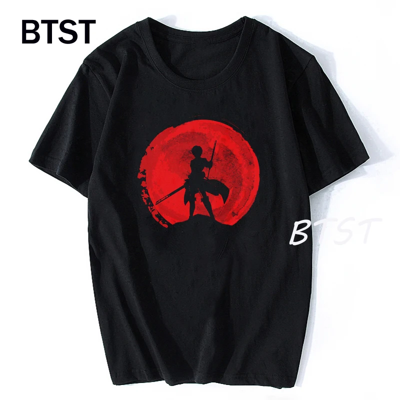 Mikasa Bojevnik Napad Na Titan smešno anime zasnovo ee Homme Japonski karikatura Slog Tshirt Plus Velikost Bombaž Mehko Vrhovi T-Shirt Moški
