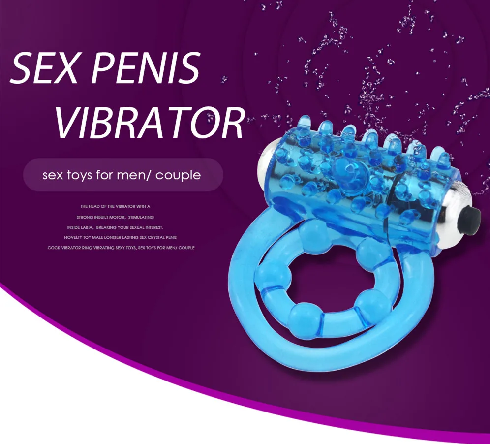 Mini Vibratorji Obroči Dvojno Moški prstan Zamudo Prezgodnji Izliv Penis Žogo Zanke Zaklepanje Adult Sex Igrače Izdelek za Moške / Par