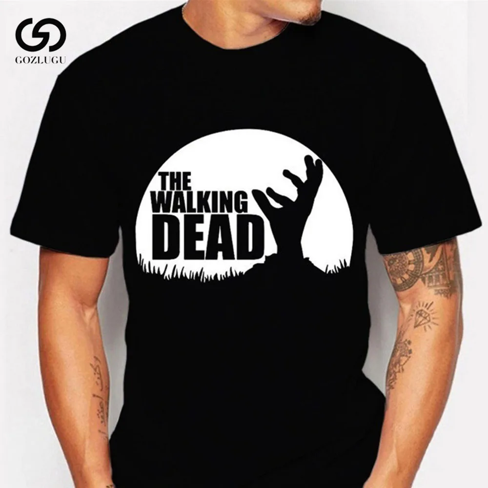 Moda za moške Kratek Rokav T-Shirt Poletje Walking Dead Walking Dead Lepoto Drama angleški Tisk Evropi in Ameriki.