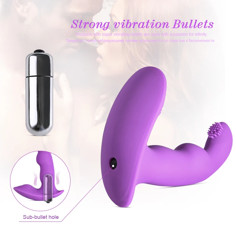 Nevidni Vibracijske Hlačke Vaginalne Klitoris Vibratorji Silikonski Metulj Nosljivi G spot Vibratorji Adult Sex igrače za Ženske