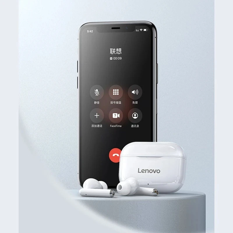 NOVI Originalni Lenovo LP1 TWS Brezžične Slušalke Bluetooth 5.0 Dual Stereo Zmanjšanje Hrupa Bas Touch Kontrole Dolgo Pripravljenosti 300mAH