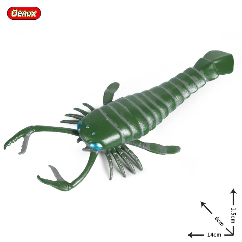 Oenux 10PCS Prazgodovinske Anomalocaris Opabinia Rakovice Lignji morskega Psa, Morskega Življenja Živali Model figuric Miniaturne Igrače Izobraževanje