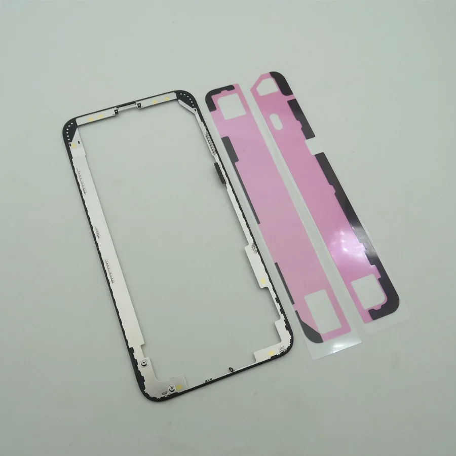 Okvir z lepilo lepilo Za iPhone XS MAX XSMAX Sredini Plošče zamenjava stekla okvir lcd popravila