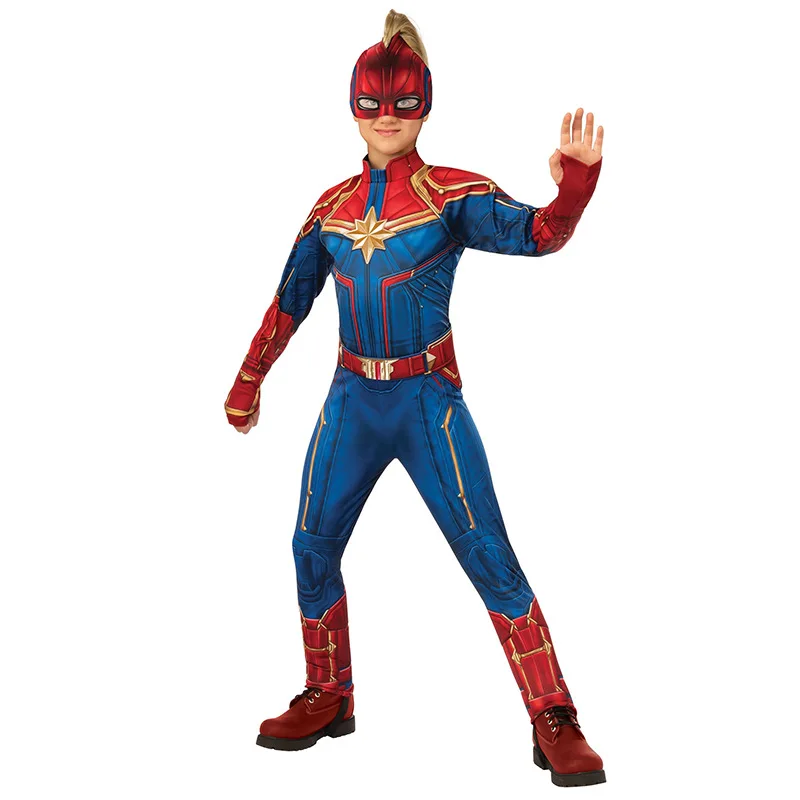 Otroci Film Captain Kostum za Otroka Halloween Kostum za Otroka, Fant Dekle Karneval Uspešnosti Jumpsuits Vlogo Igrajo Obleko