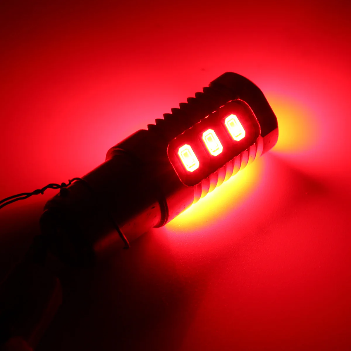 Par 12V LED Žarnice 1157 Avto Zadaj Zavorna Luč Povratne Backup Svetilk, Utripajoče Blinker Rdeča, Univerzalna