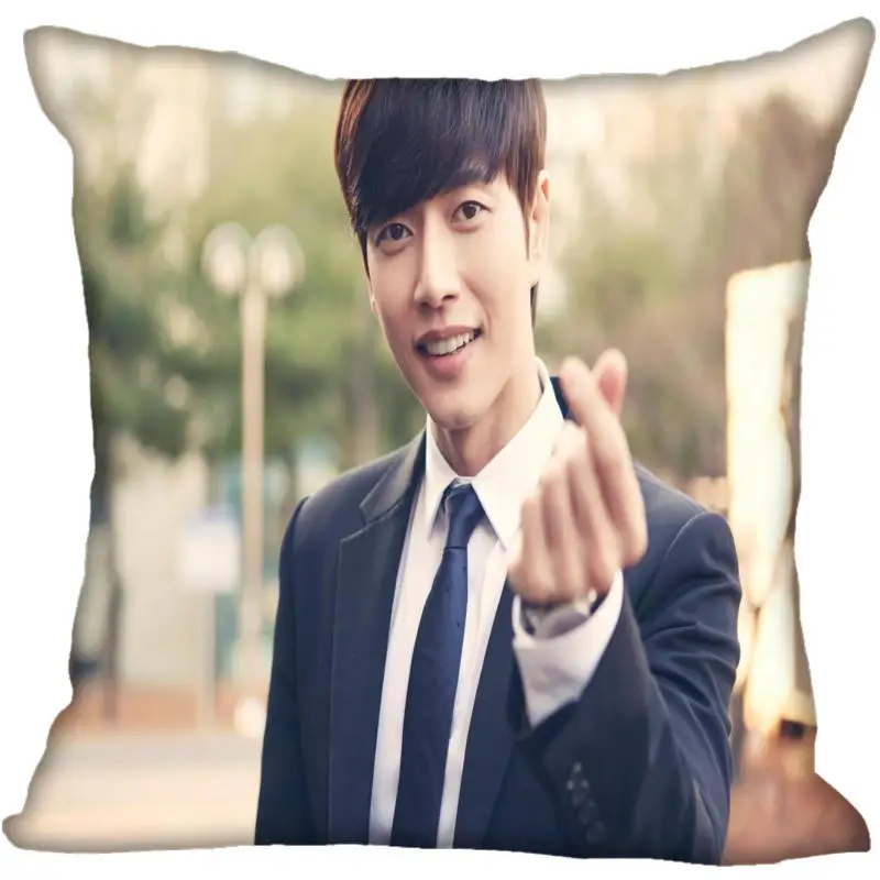 Po meri Kpop Park Hae Jin Natisnjeni Kvadratnih svile Pillowcases 40x40 45x45 50 x 50 60x60 dveh Straneh Saten Prevleke po Meri Logo