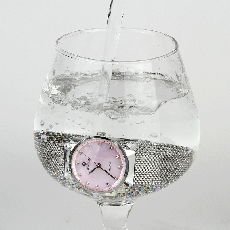 Reloj Mujer WWOOR Roza Pazi Za Ženske Znanih Luksuzne blagovne Znamke Moda Obleko Dame Ure Ženska Diamond Watch Darila zegarek damski