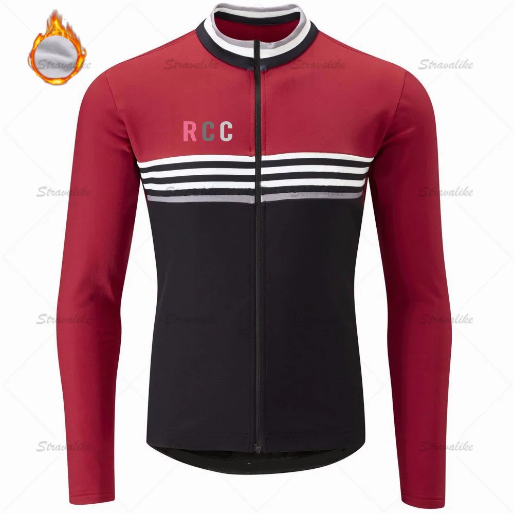 RKC Ralvpha Nove Zimske Termalne Runo Kolesarjenje Oblačila za Moške Jersey Jahanje, Kolo, MTB Oblačila Toplo Ropa Ciclismo Maillot de velo