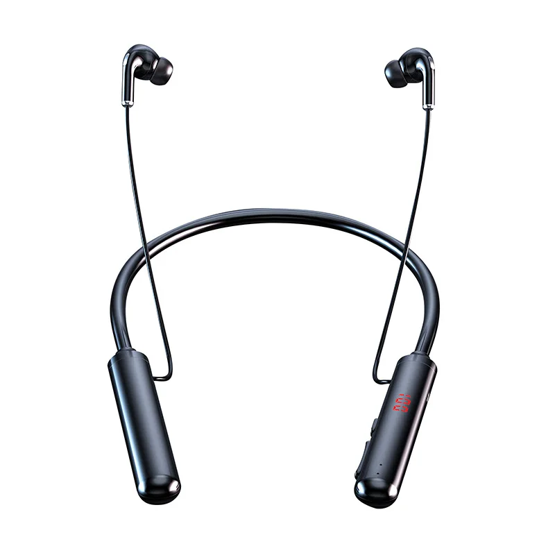 S960 Brezžične Stereo Bas Slušalke 60Hours Vzdržljivosti Bluetooth Slušalke Neckband Power LED Zaslon Slušalke TF kartico, predvajanje glasbe