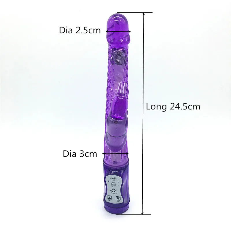 Sex Igrače Klitoris Rabbit Vibrator Vagina Stimulator 12 Vibracijska Frekvenca G-spot Masturbator Masaža Ukrivljen Čarobno Palico za Ženske