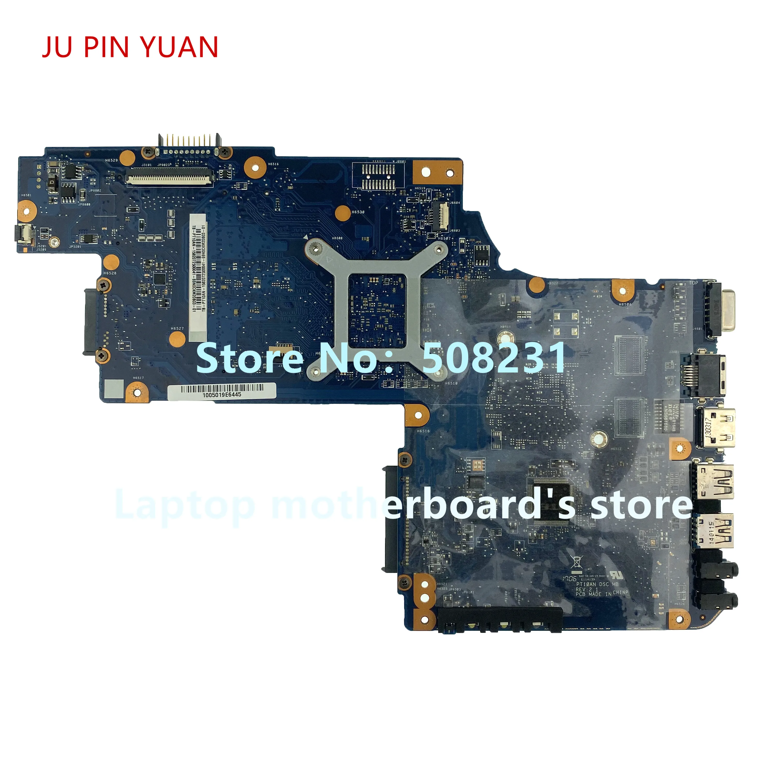 SP PIN YUAN H000053400 Mainboard za Toshiba Satellite C50 C55 C50D C50-D C55D Prenosni računalnik z Matično ploščo popolnoma testirane