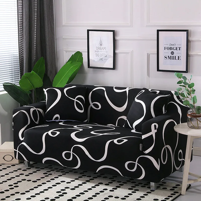 Tiskani elastična univerzalno kavč kritje non-slip kavč, blazine stola primeru slipcover funda kavč 1/2/3/4 sedeži za dnevna soba