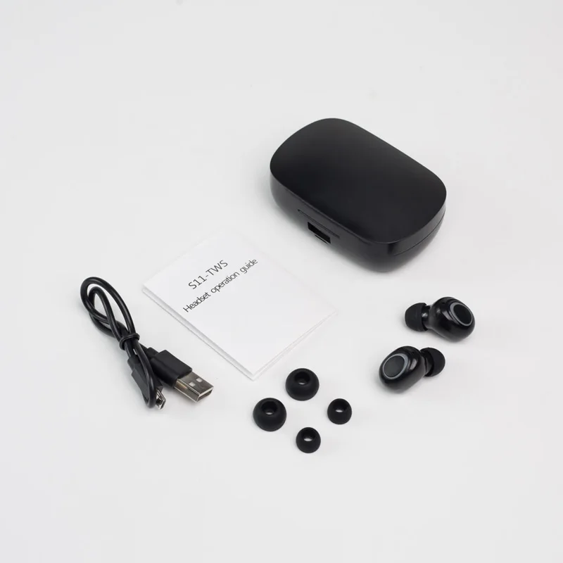 Tws 5.0 Bluetooth Slušalke šumov HD HI-fi Stereo Zvok S11 Mini Brezžične Slušalke Touch Kontrole Brezžični Čepkov