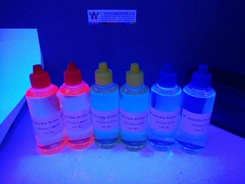 UV Nevidno Inkjet Tiskalnik, Modro Črnilo 100 ml /steklenice
